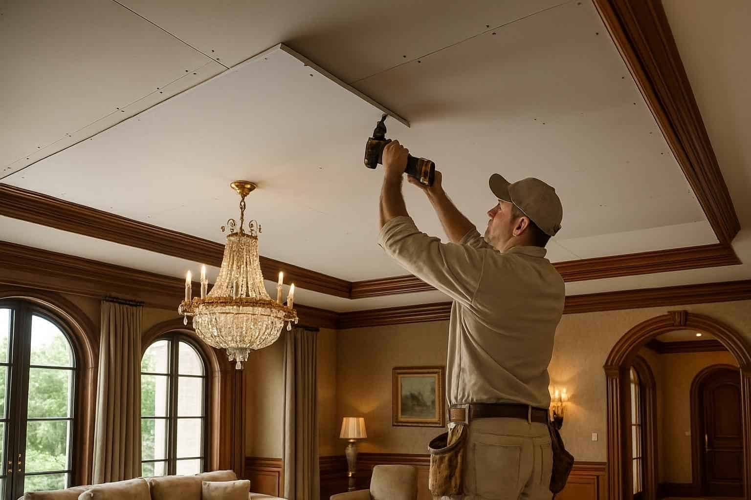 Ceiling Drywall Installation in Kendalia TX
