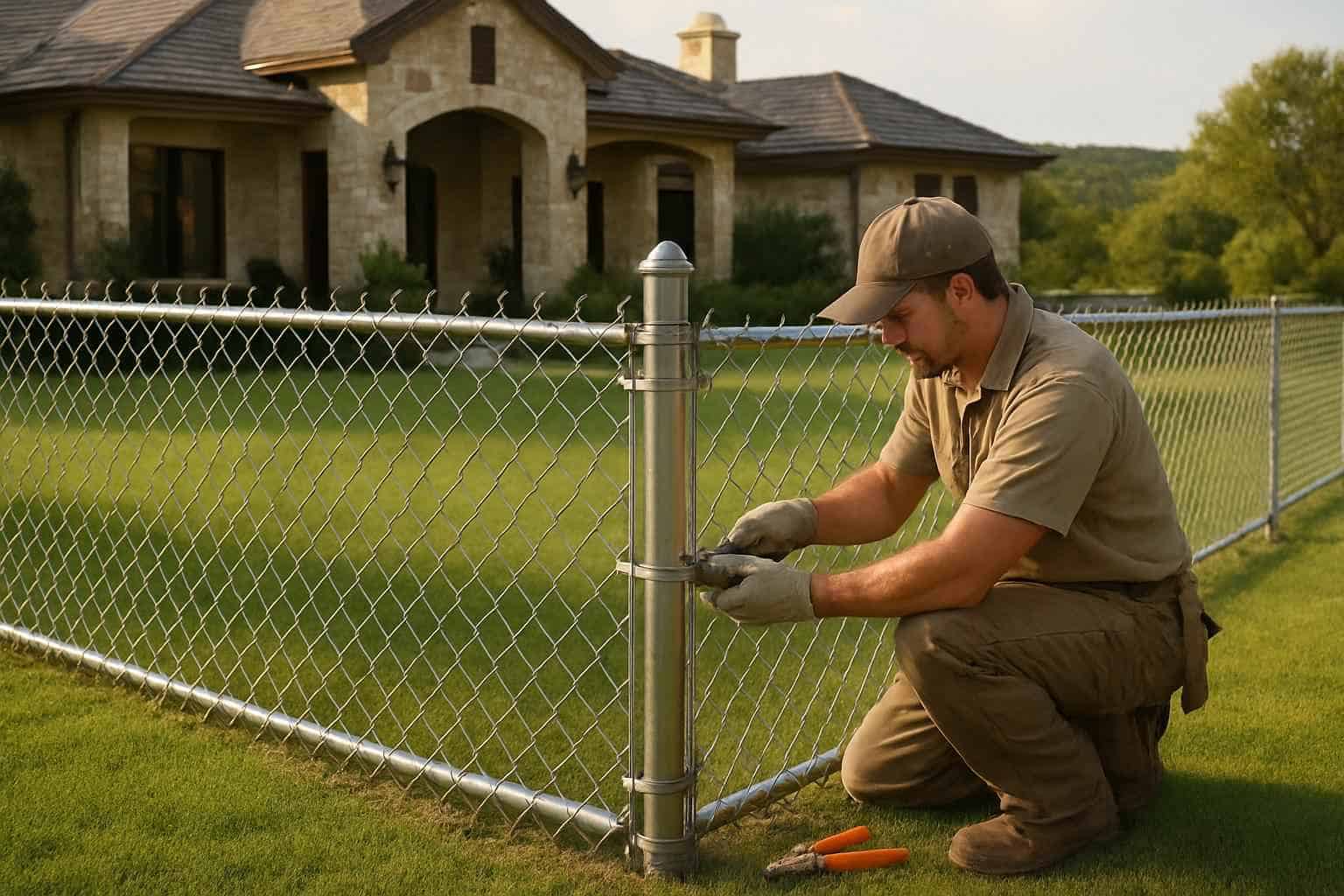 Chain Link Fence Installer in Hunt TX