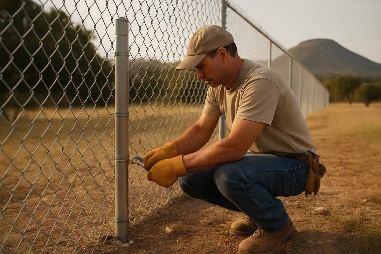 Chain Link Fence Installer in Round Mountain TX