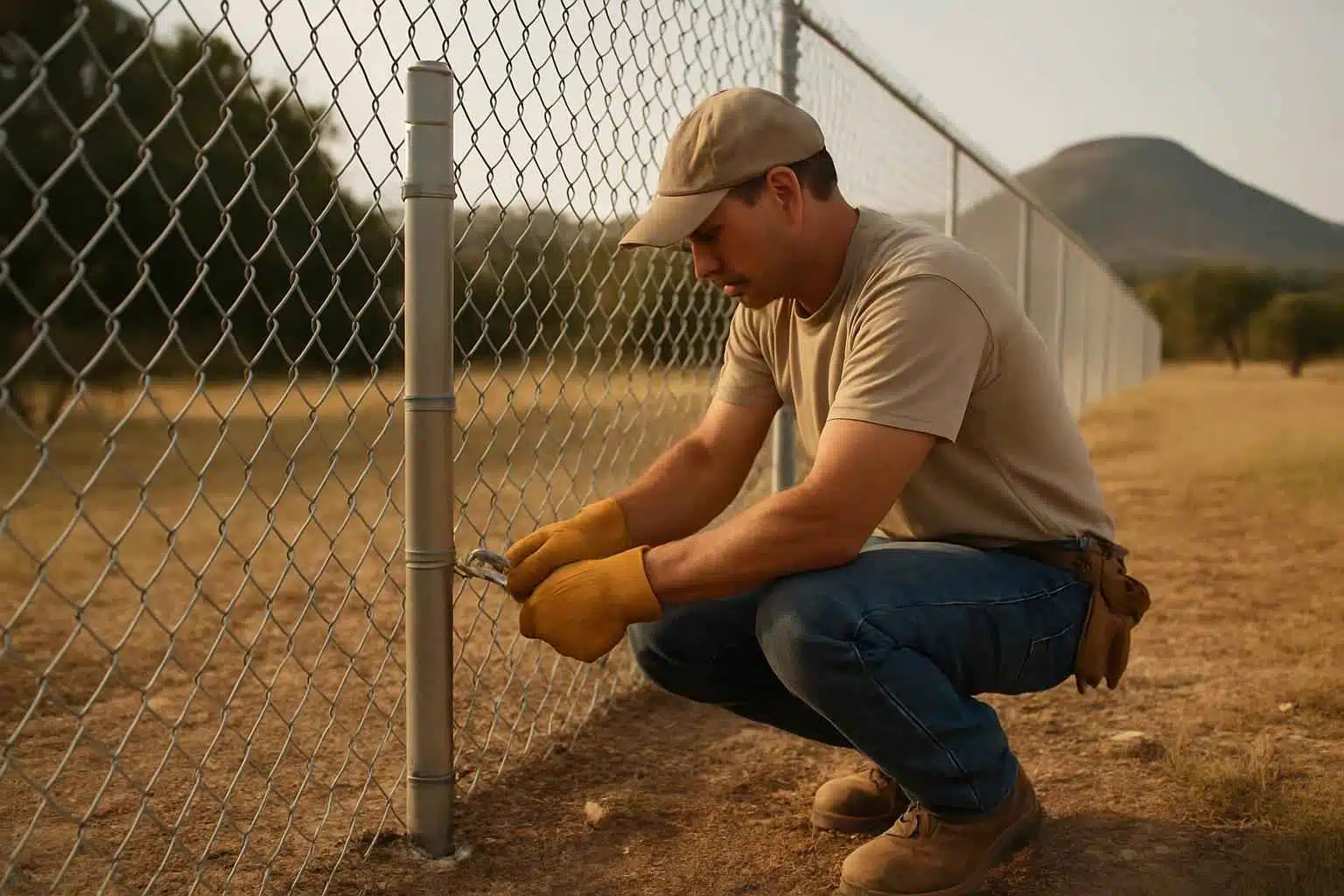 Chain Link Fence Installer in Round Mountain TX