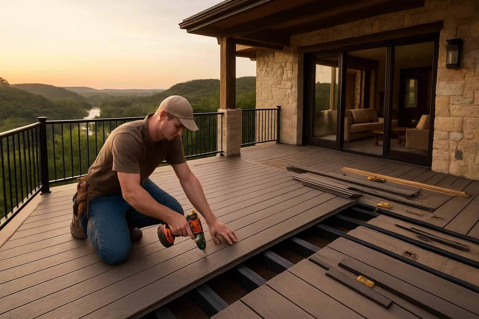 Composite Deck Builder in Hunt TX