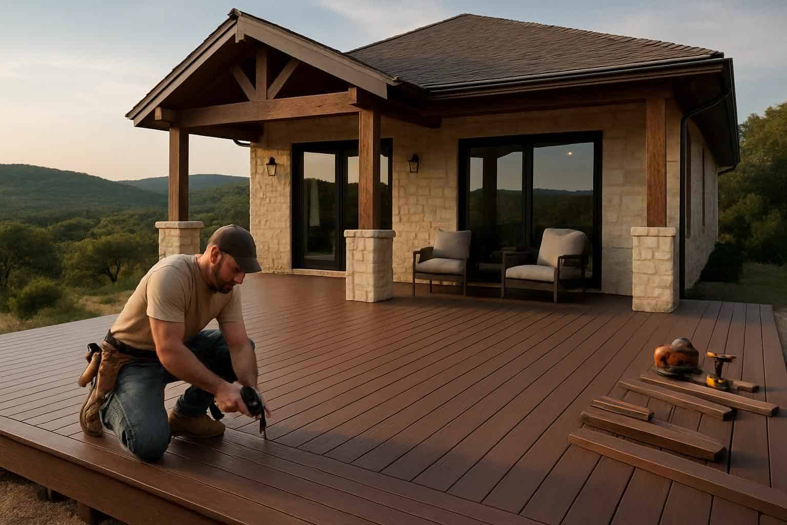 Composite Deck Builder in Round Mountain TX