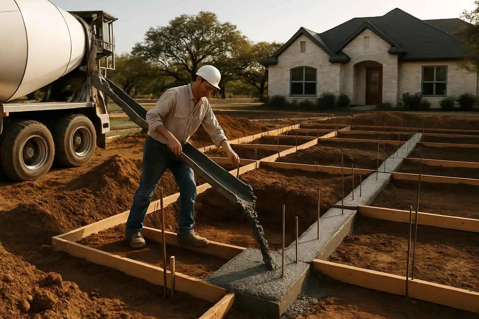 Concrete Footing Contractor in Kendalia TX