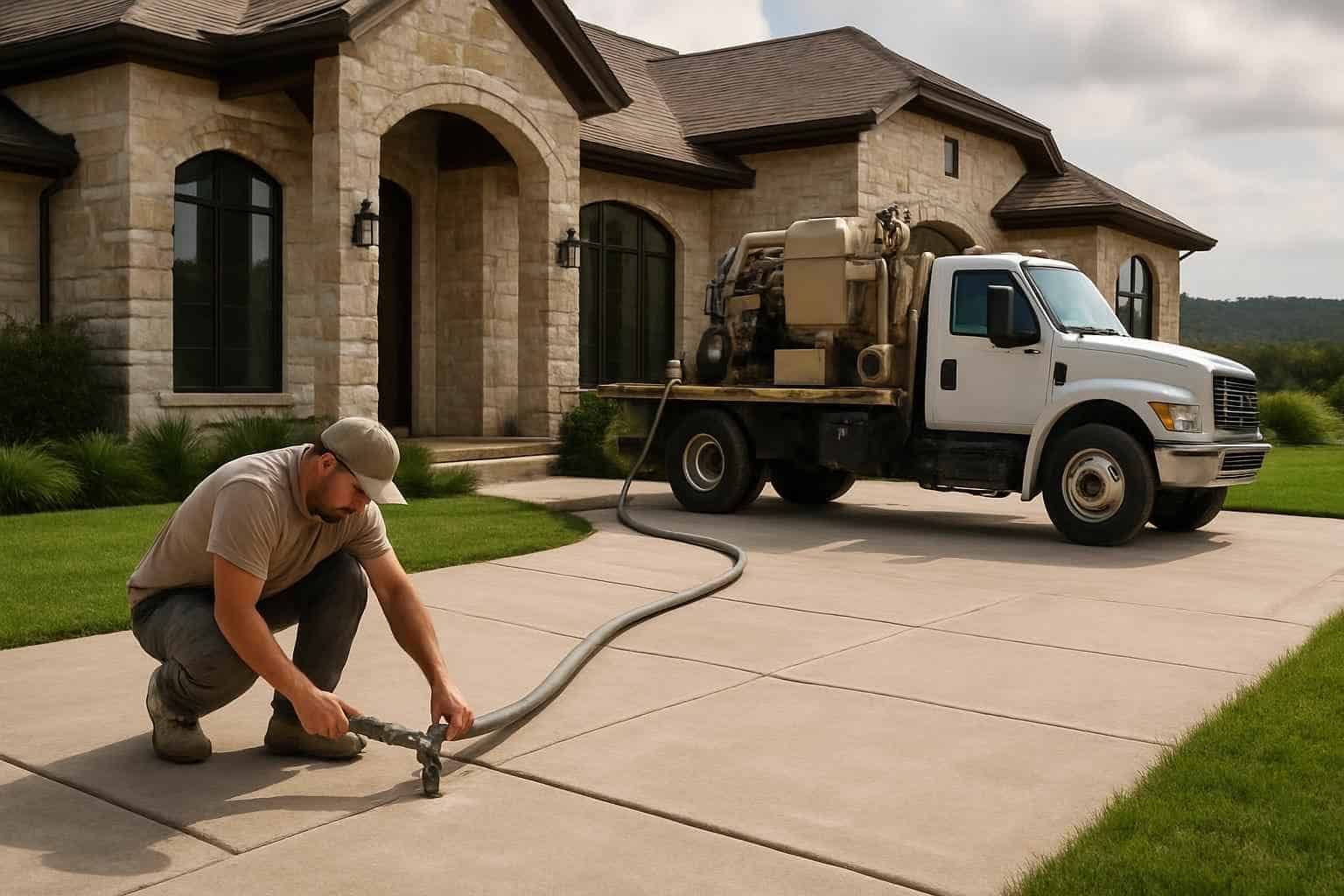 Concrete Repair Contractor In Round Mountain TX Concrete Leveling Service in Round Mountain TX