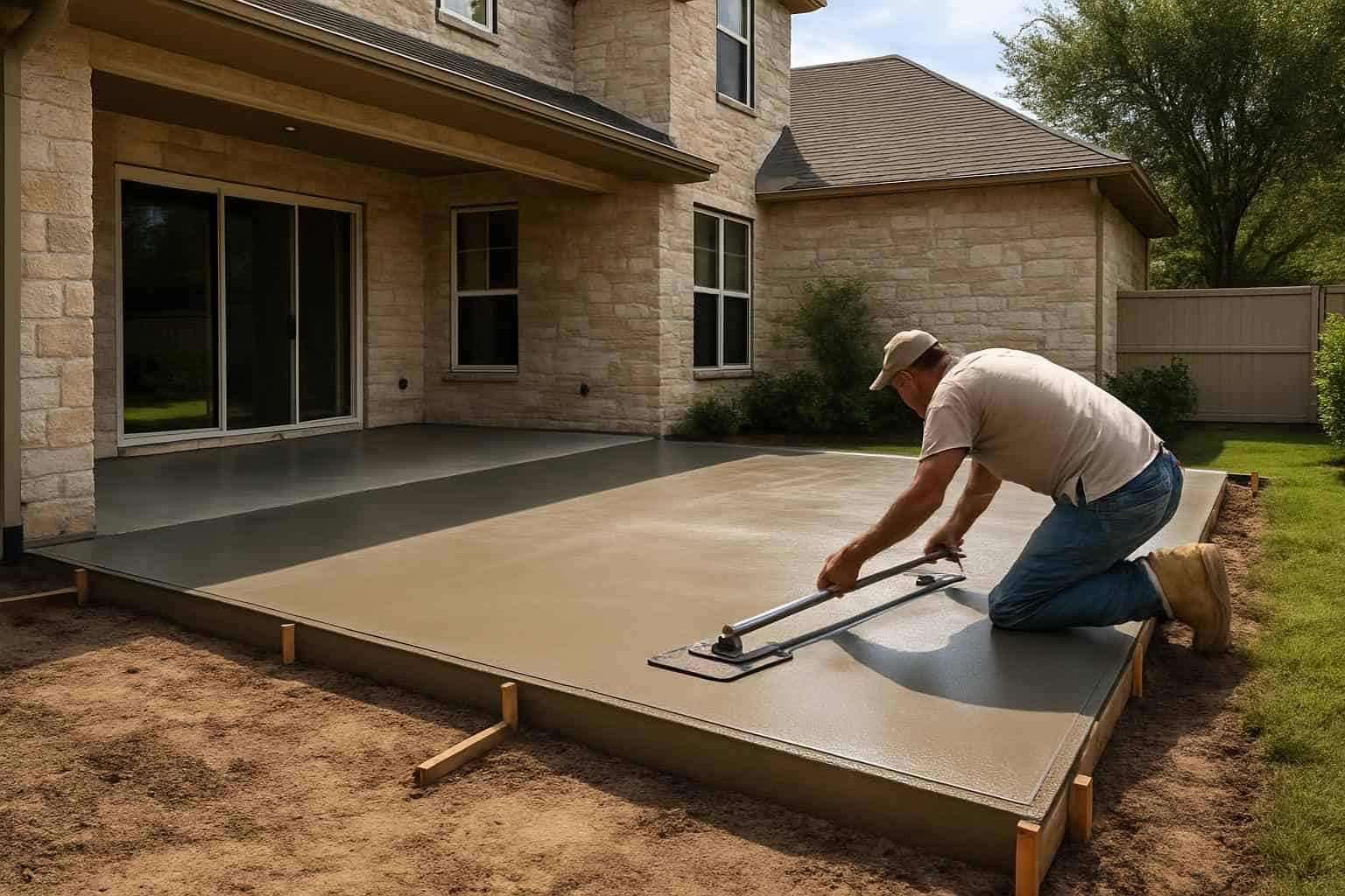 Concrete Patio Installation Service in Cypress Mill TX
