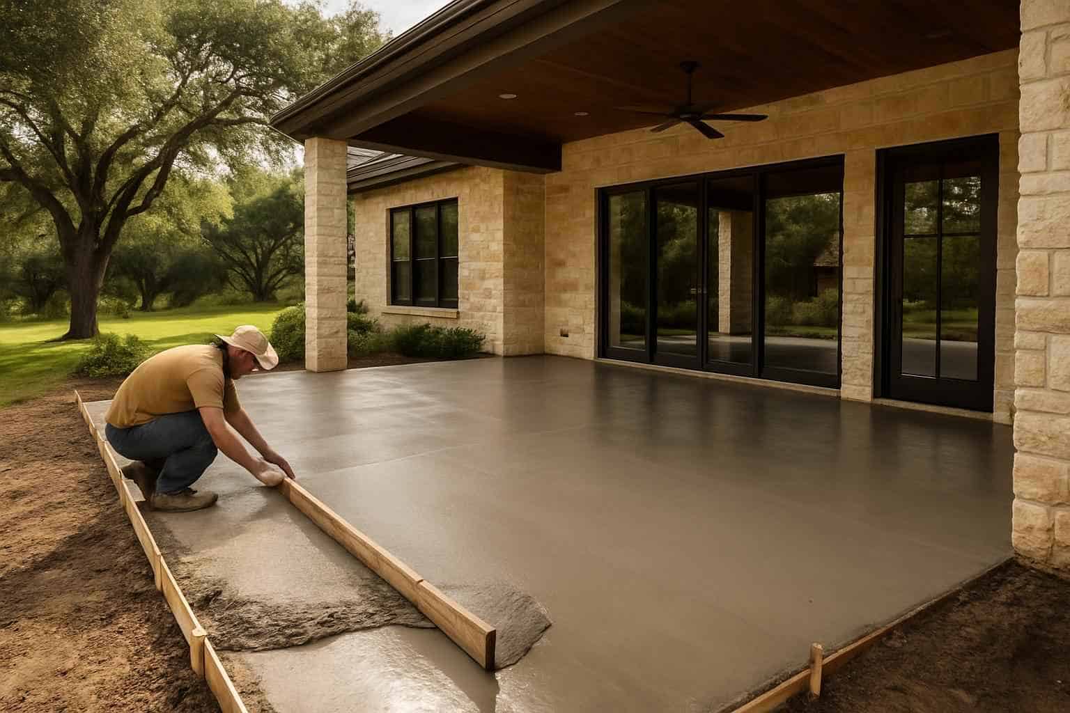 Patio Construction Contractor In Kendalia TX Concrete Patio Installation Service in Kendalia TX