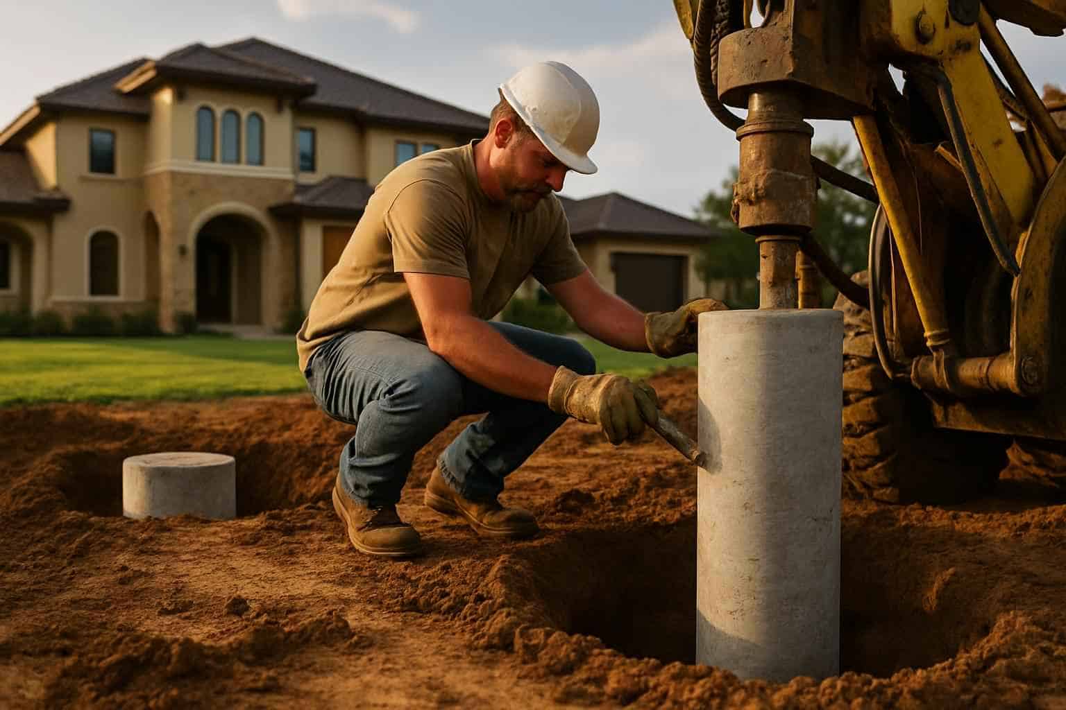 Foundation Repair Pier Beam Contractor In Boerne TX Concrete Pier Installation Contractor in Boerne TX