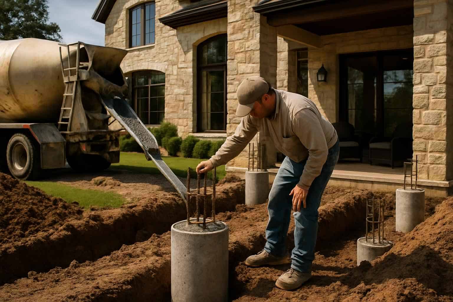 Concrete Pier Installation Contractor in Hunt TX