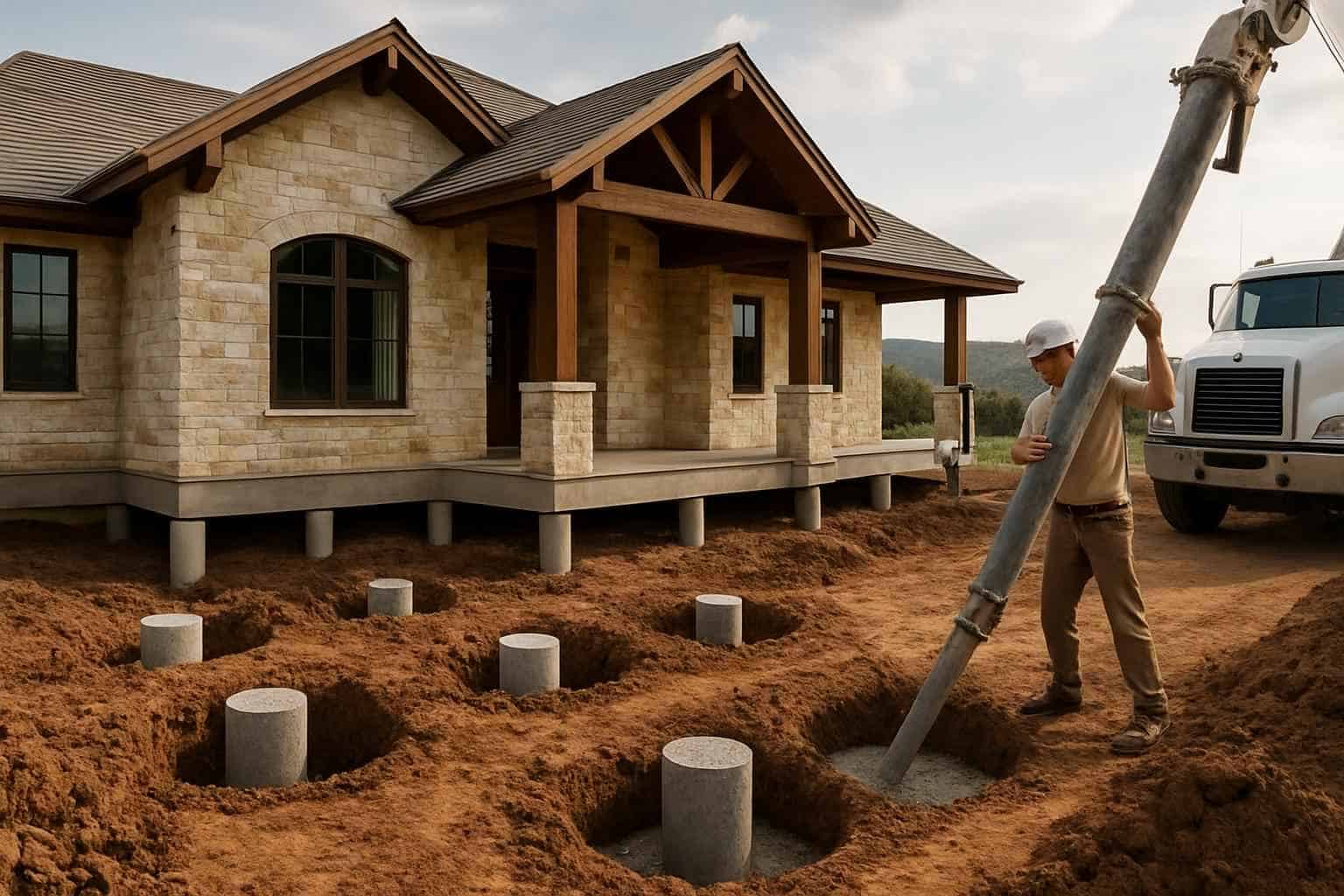 Concrete Pier Installation Contractor in Mountain Home TX