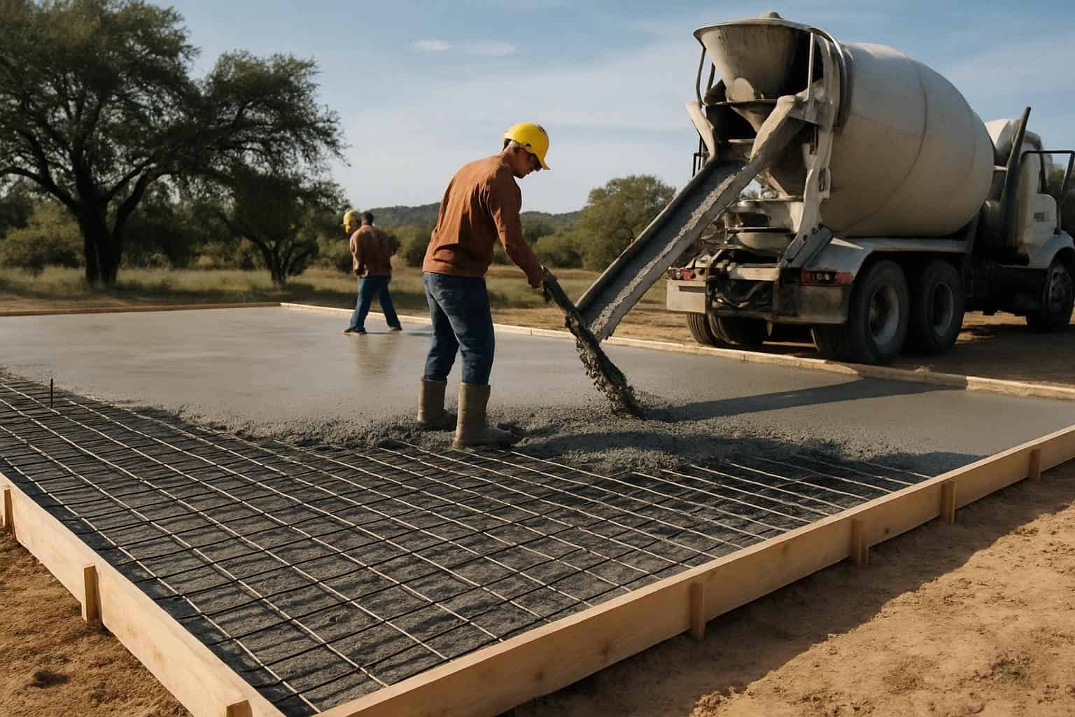 Concrete Slab Pouring Company in Cypress Mill TX
