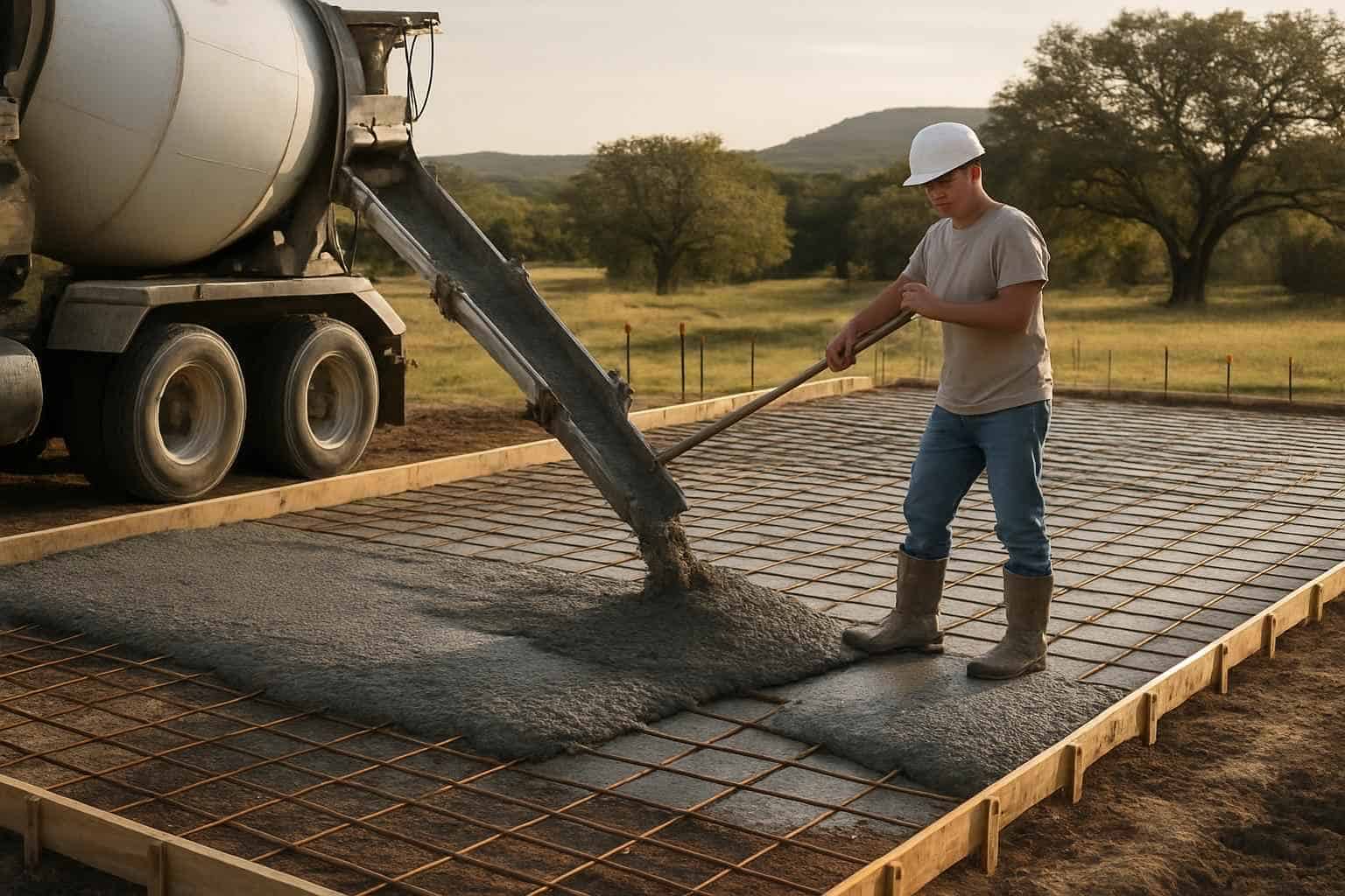 Concrete Slab Pouring Company in Hunt TX