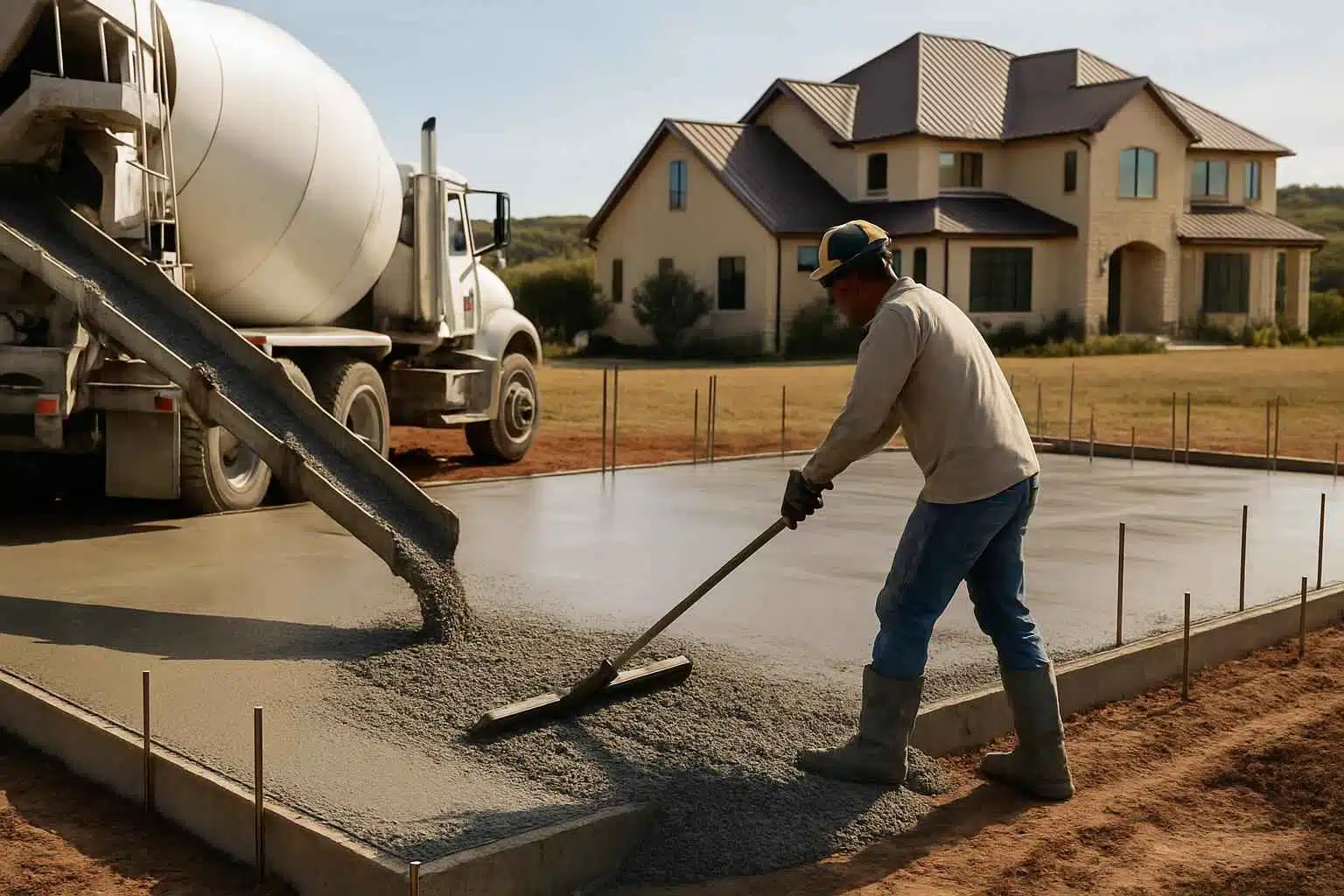 Concrete Slab Pouring Company in Kendalia TX