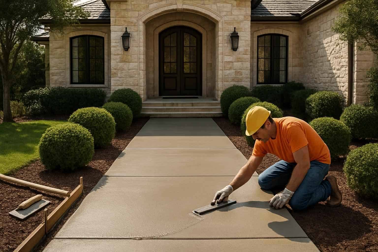 Concrete Walkway Contractor in Boerne TX