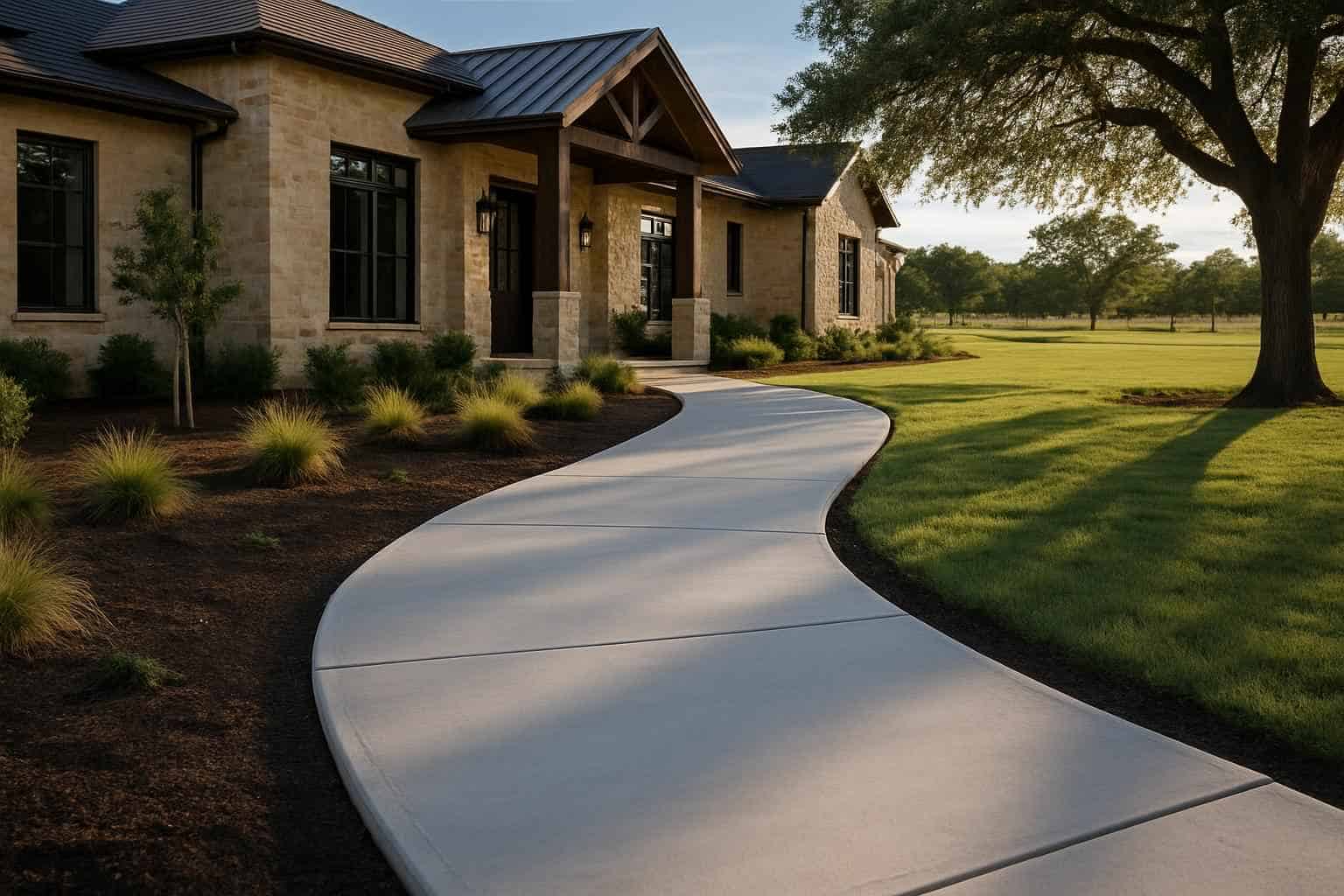 Concrete Walkway Contractor in Kendalia TX