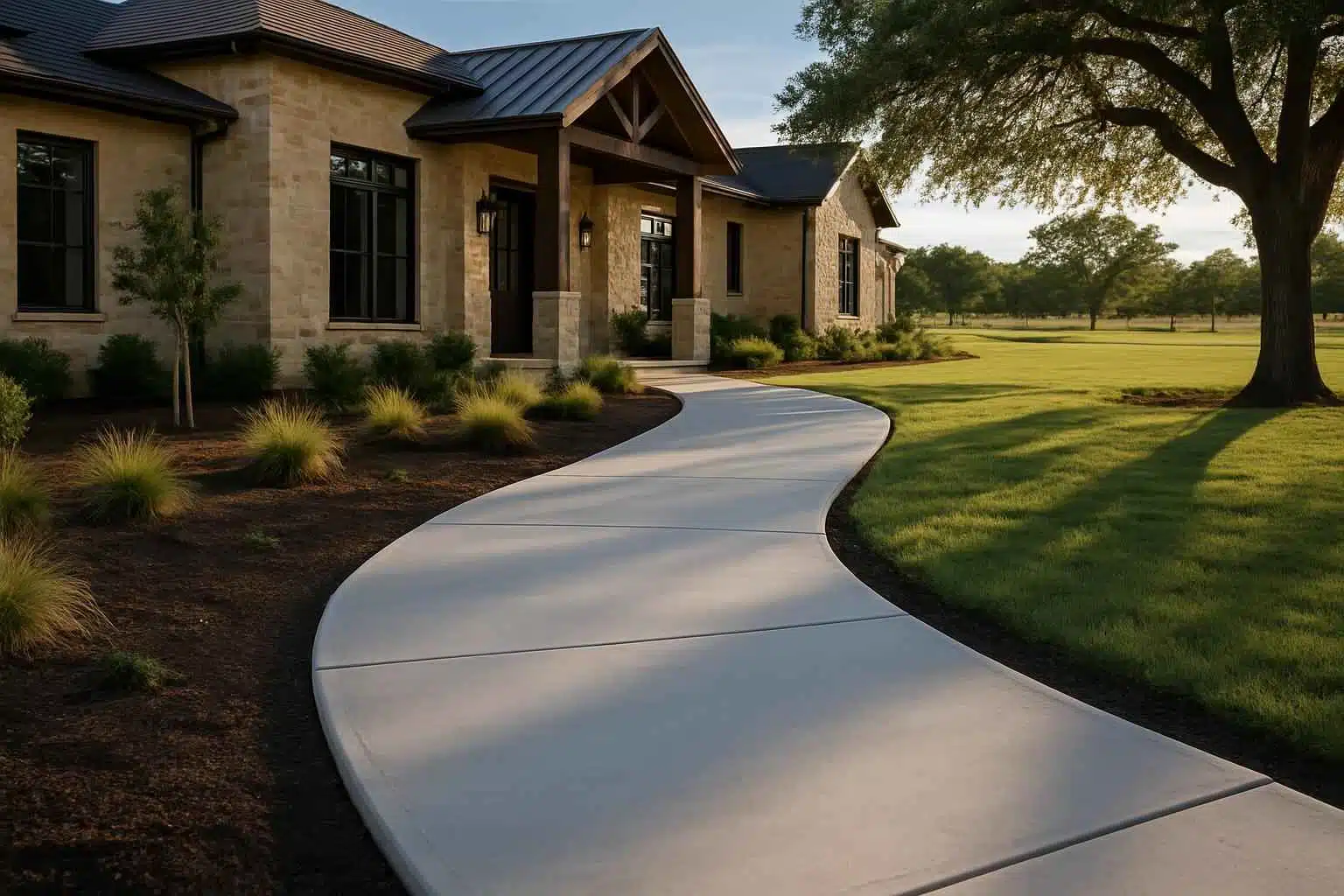Concrete Walkway Contractor in Kendalia TX