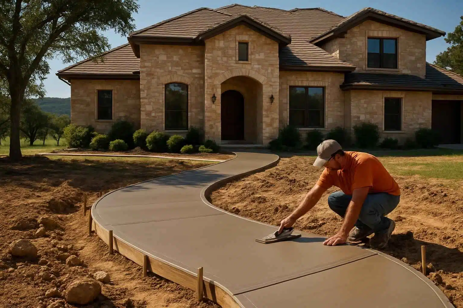 Concrete Walkway Contractor in Mountain Home TX