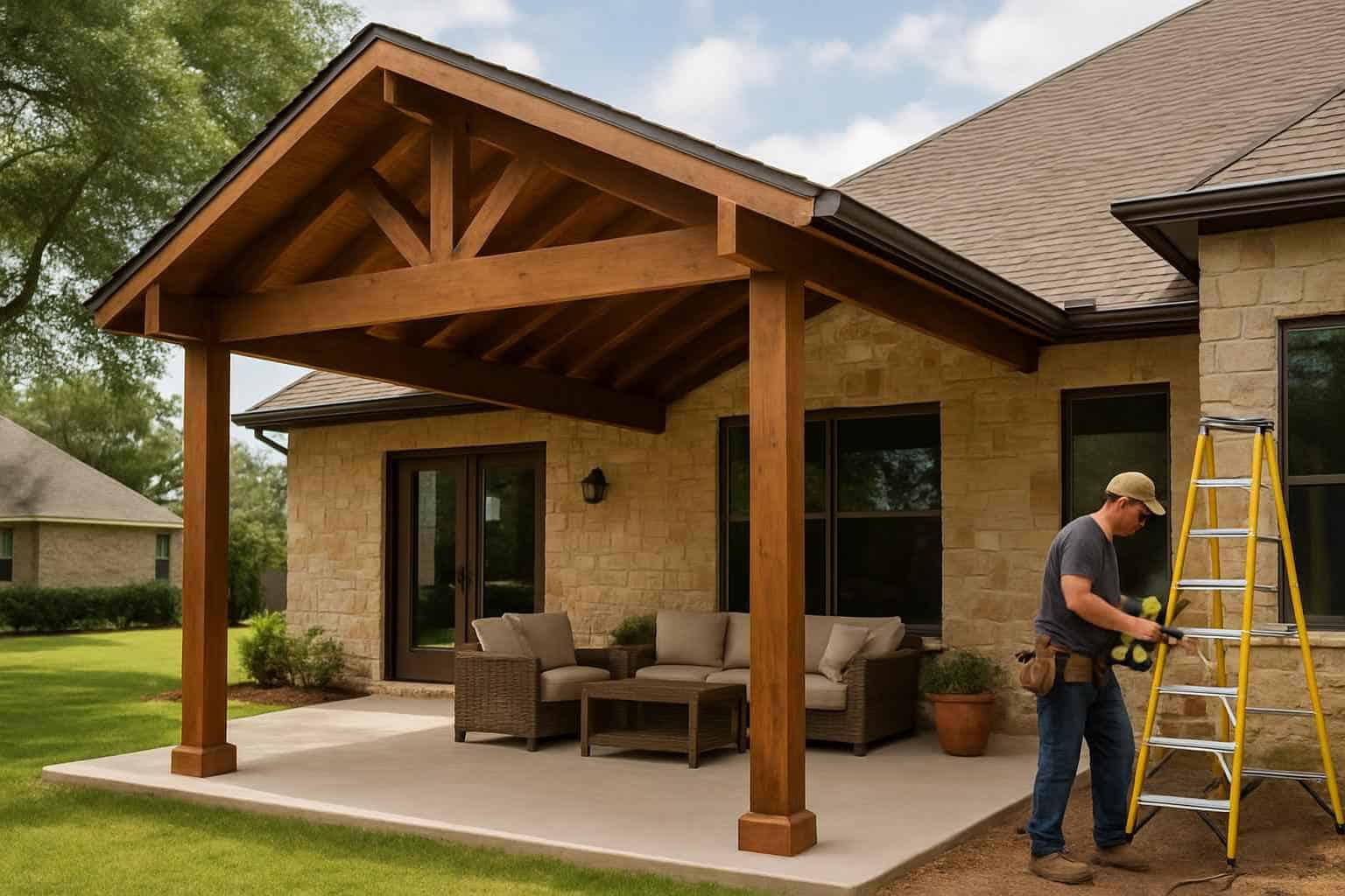 Covered Patio Contractor in Cypress Mill TX