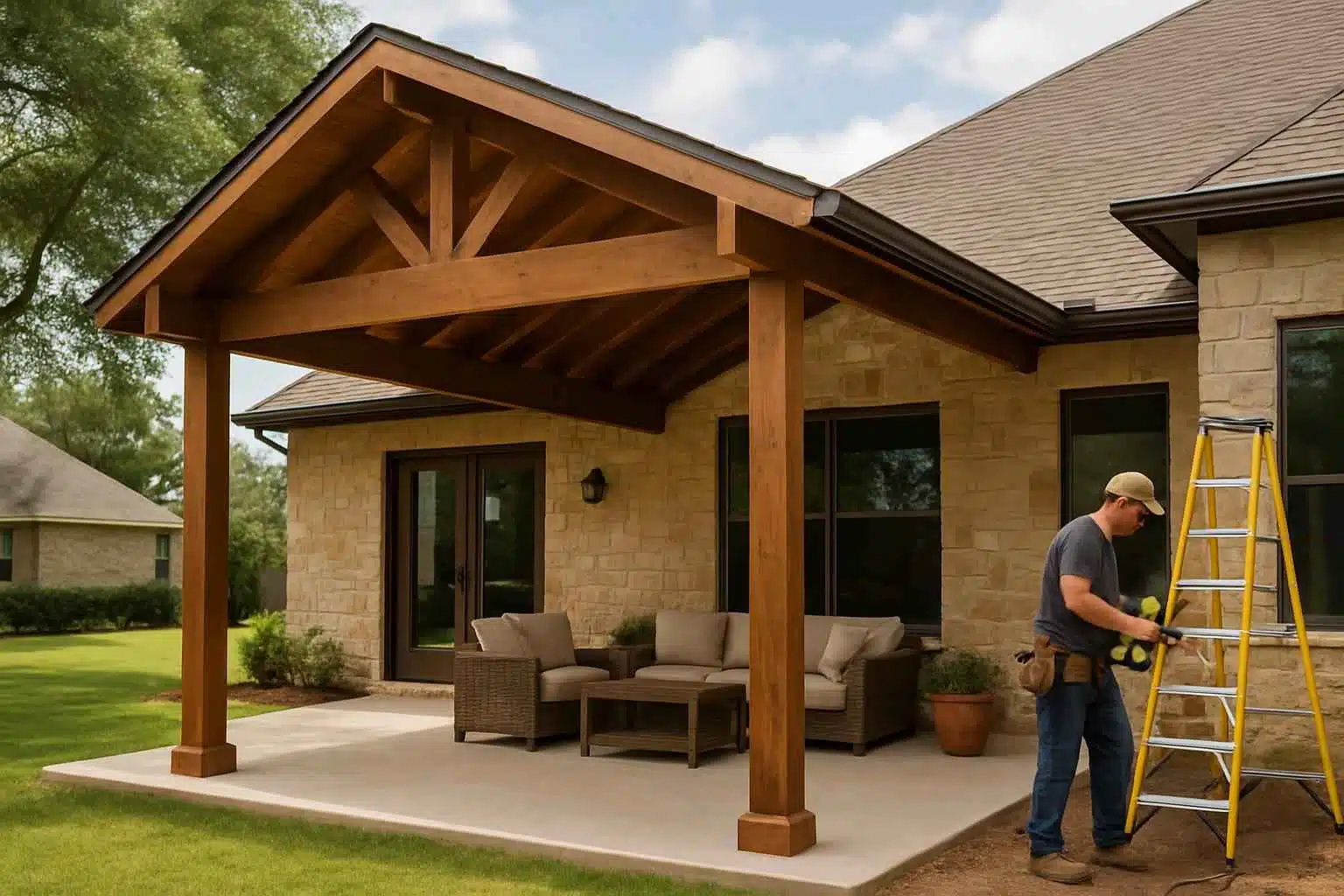 Covered Patio Contractor in Cypress Mill TX