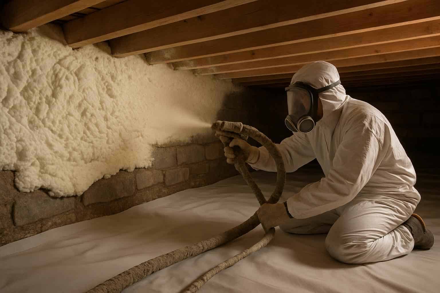 Spray Foam Insulation Contractor In Round Mountain TX Crawl Space Spray Foam Service in Round Mountain TX