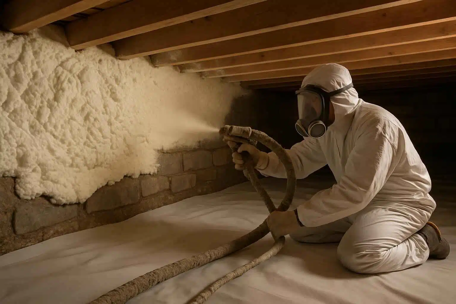 Spray Foam Insulation Contractor In Round Mountain TX Crawl Space Spray Foam Service in Round Mountain TX
