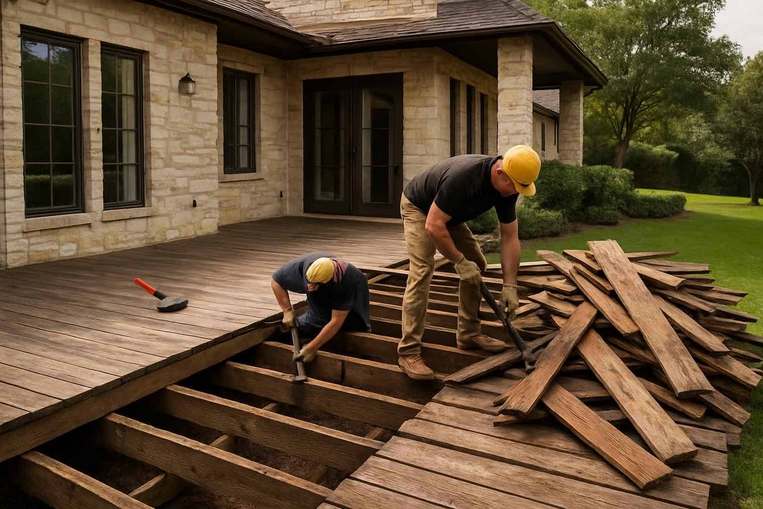 Deck Construction Contractor In Boerne TX Deck Demolition Prep Service in Boerne TX