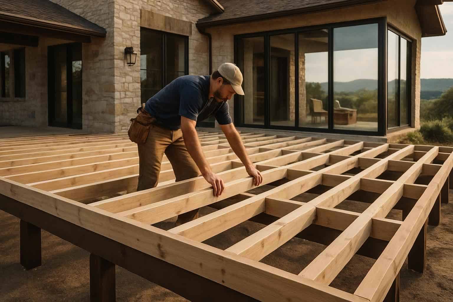 Framing Carpentry Contractor In Round Mountain TX Deck Framing Contractor in Round Mountain TX