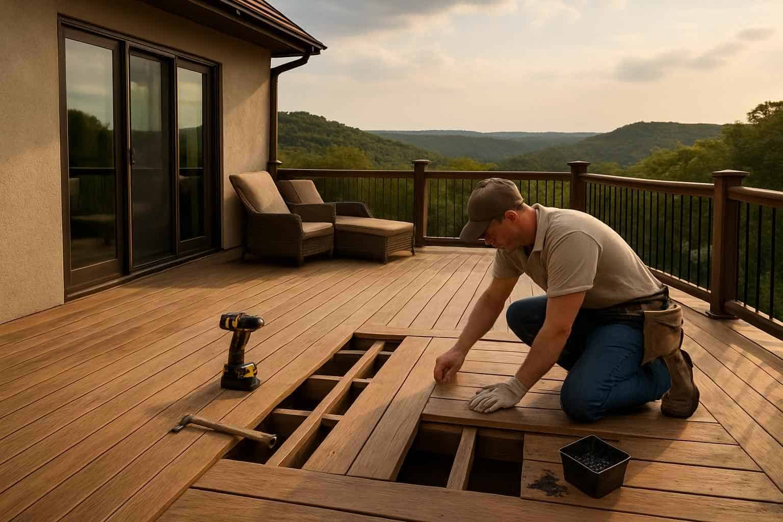 Deck Repair Service in Hunt TX