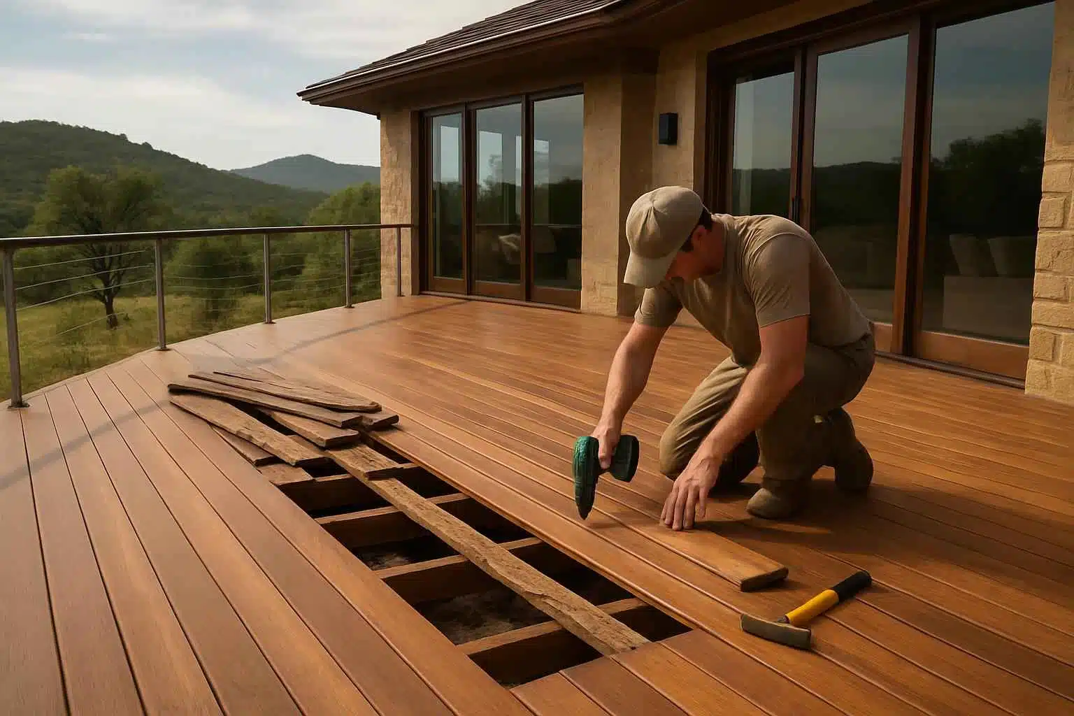 Deck Construction Contractor In Round Mountain TX Deck Repair Service in Round Mountain TX