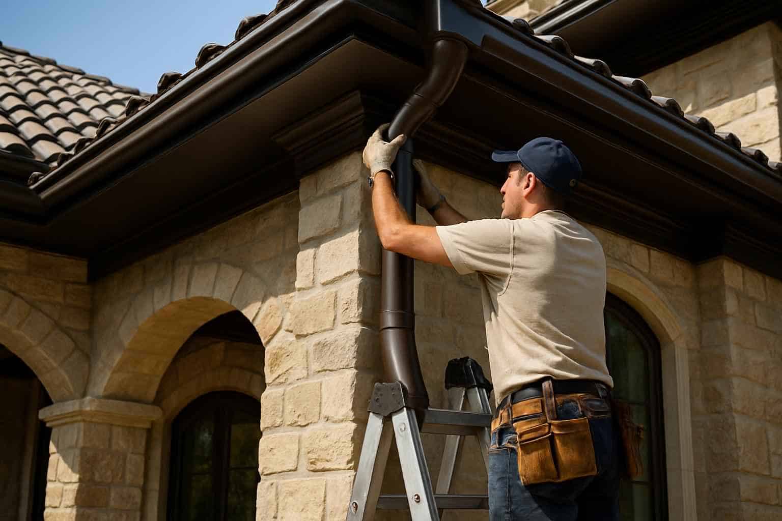 Downspout Installation Service in Hunt TX