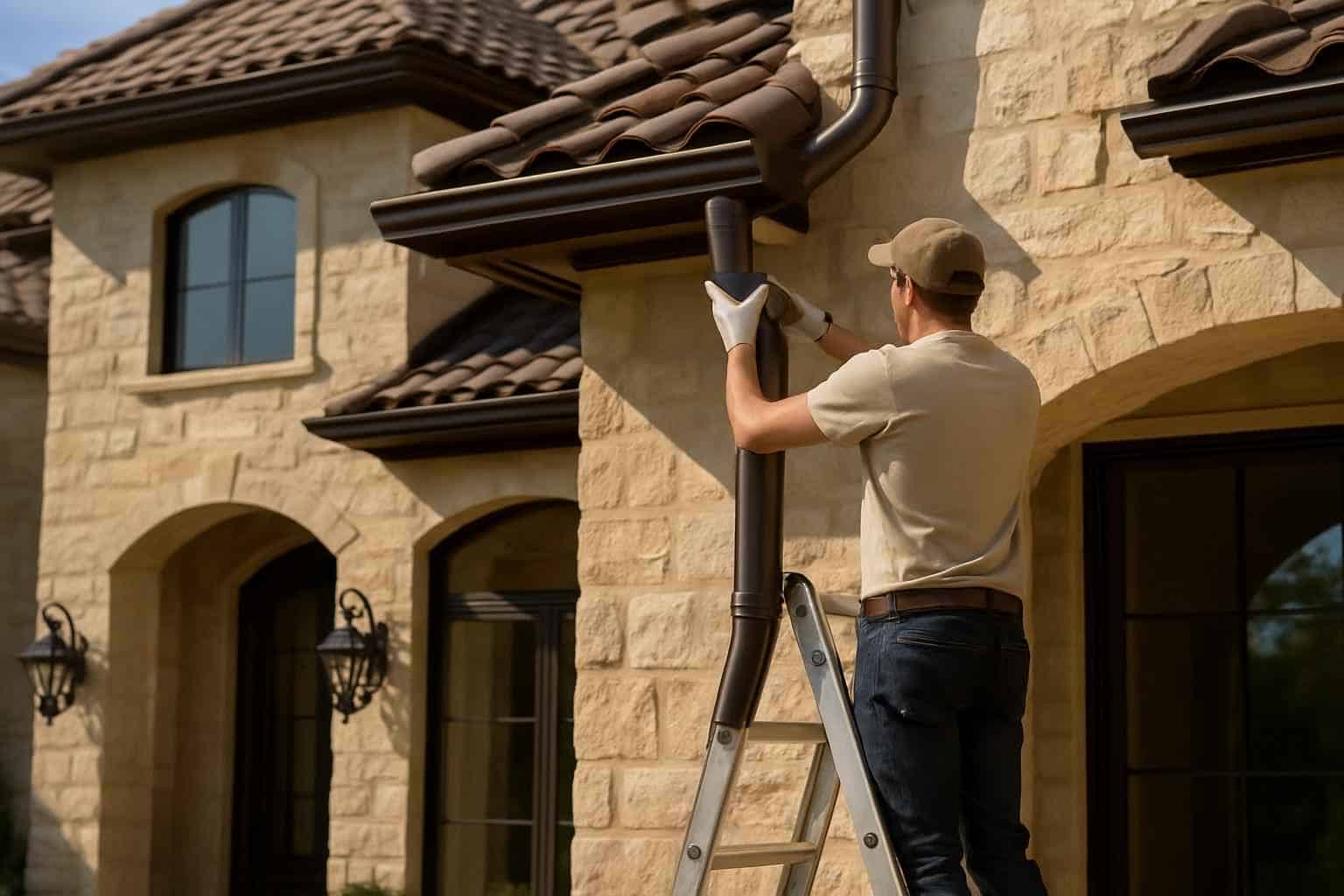 Downspout Installation Service in Kendalia TX