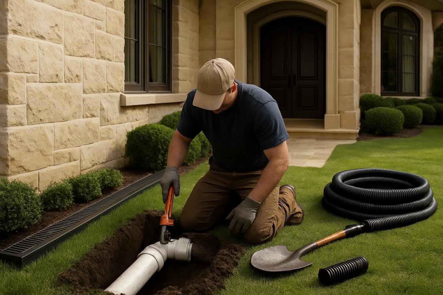 Drainage Repair Service in Hunt TX