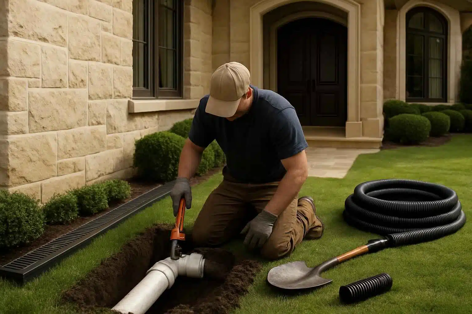 Drainage Repair Service in Hunt TX