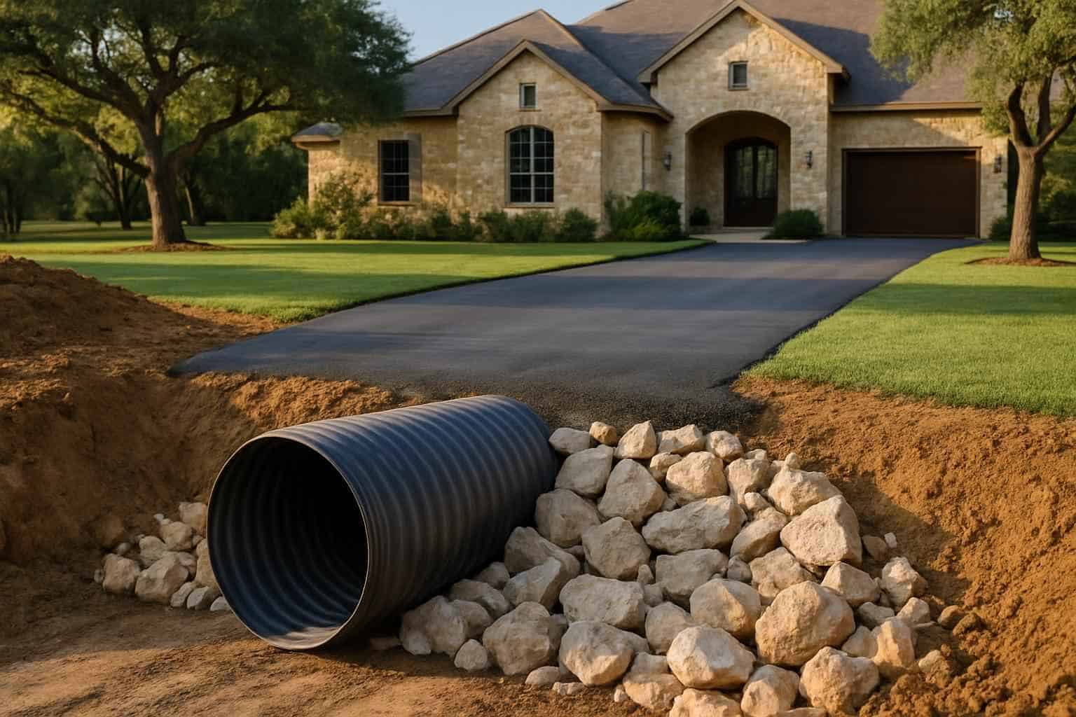 Driveway Culvert Installation Service in Boerne TX