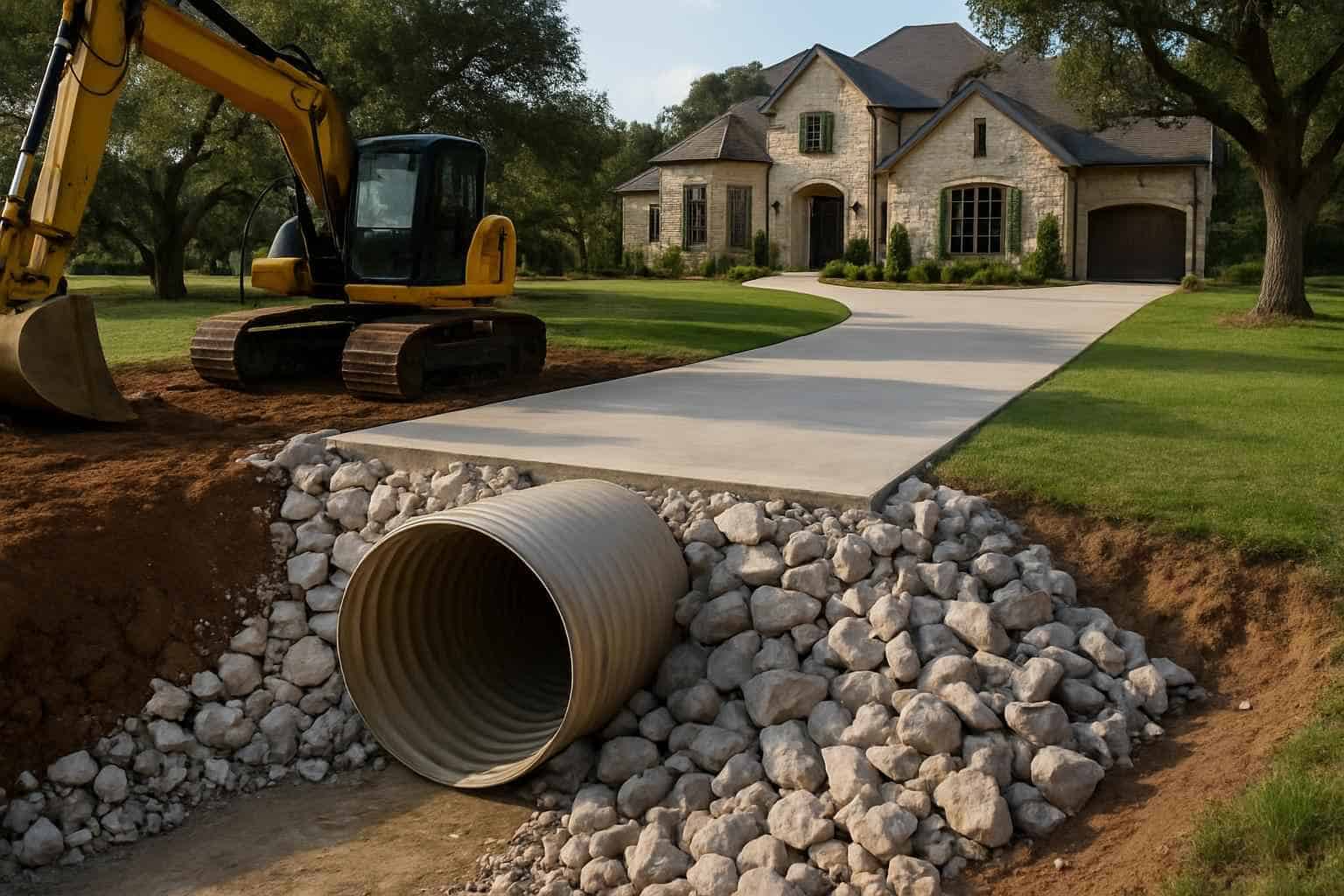 Driveway Culvert Installation Service in Hunt TX