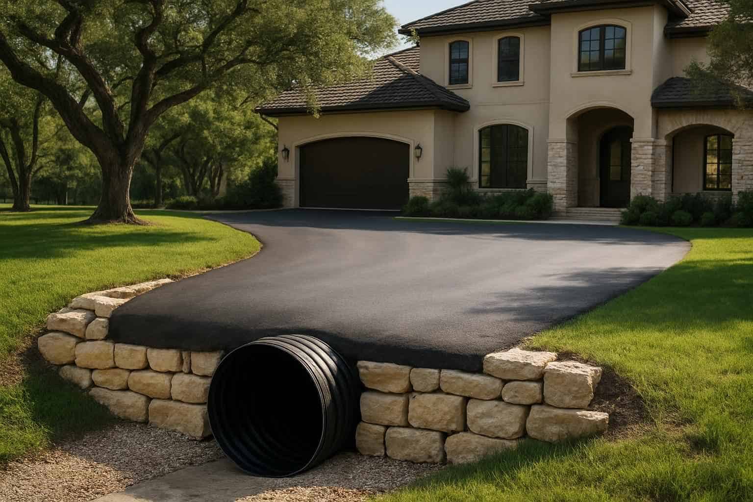 Driveway Culvert Installation Service in Kendalia TX