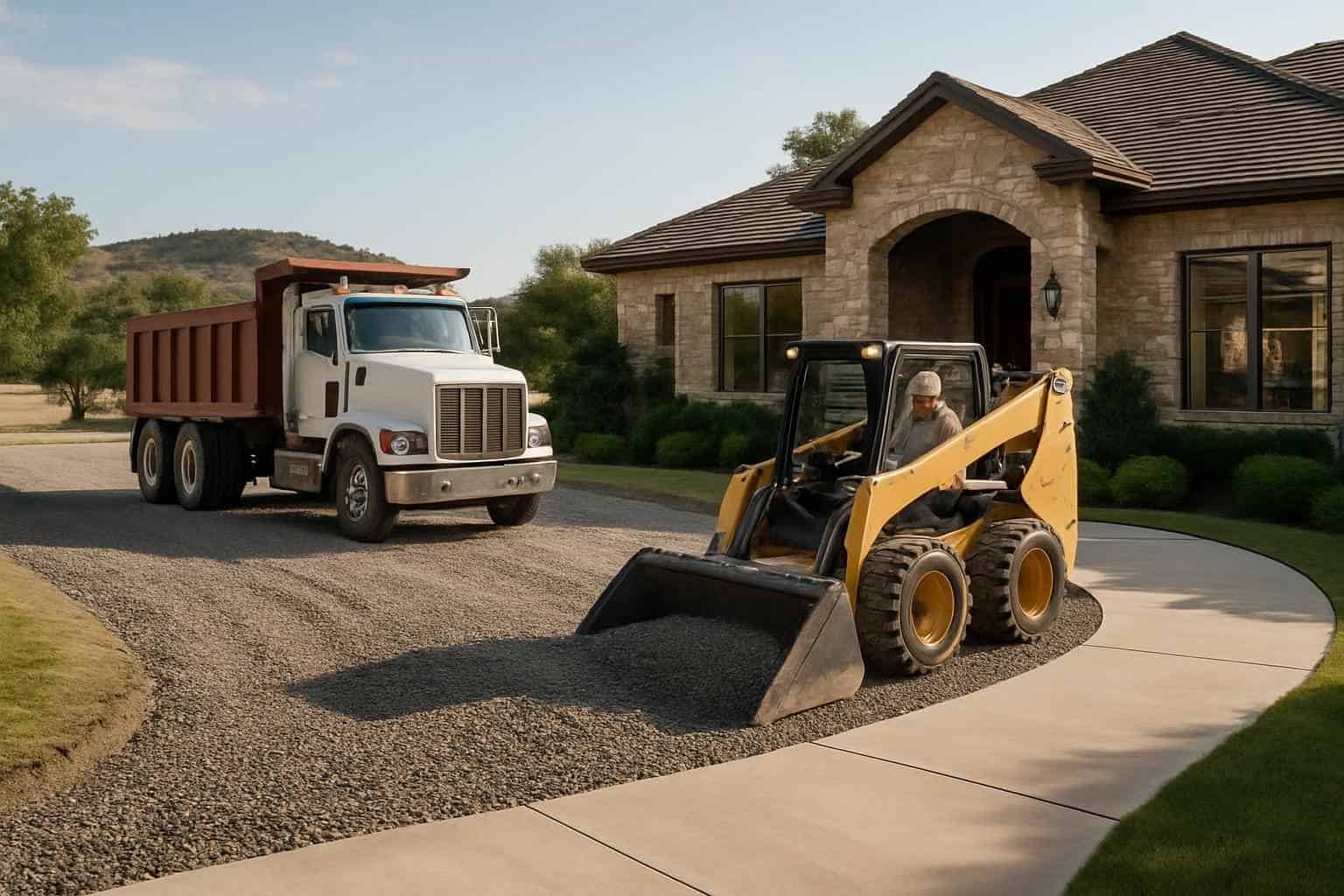 Concrete Driveway Contractor In Round Mountain TX Driveway Expansion Contractor in Round Mountain TX