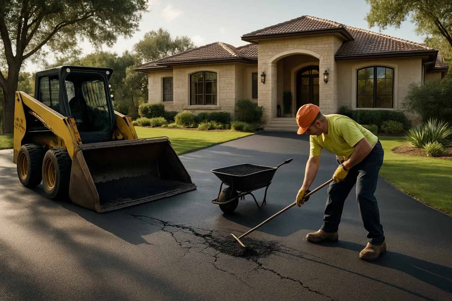 Concrete Driveway Contractor In Round Mountain TX Driveway Repair Service in Round Mountain TX