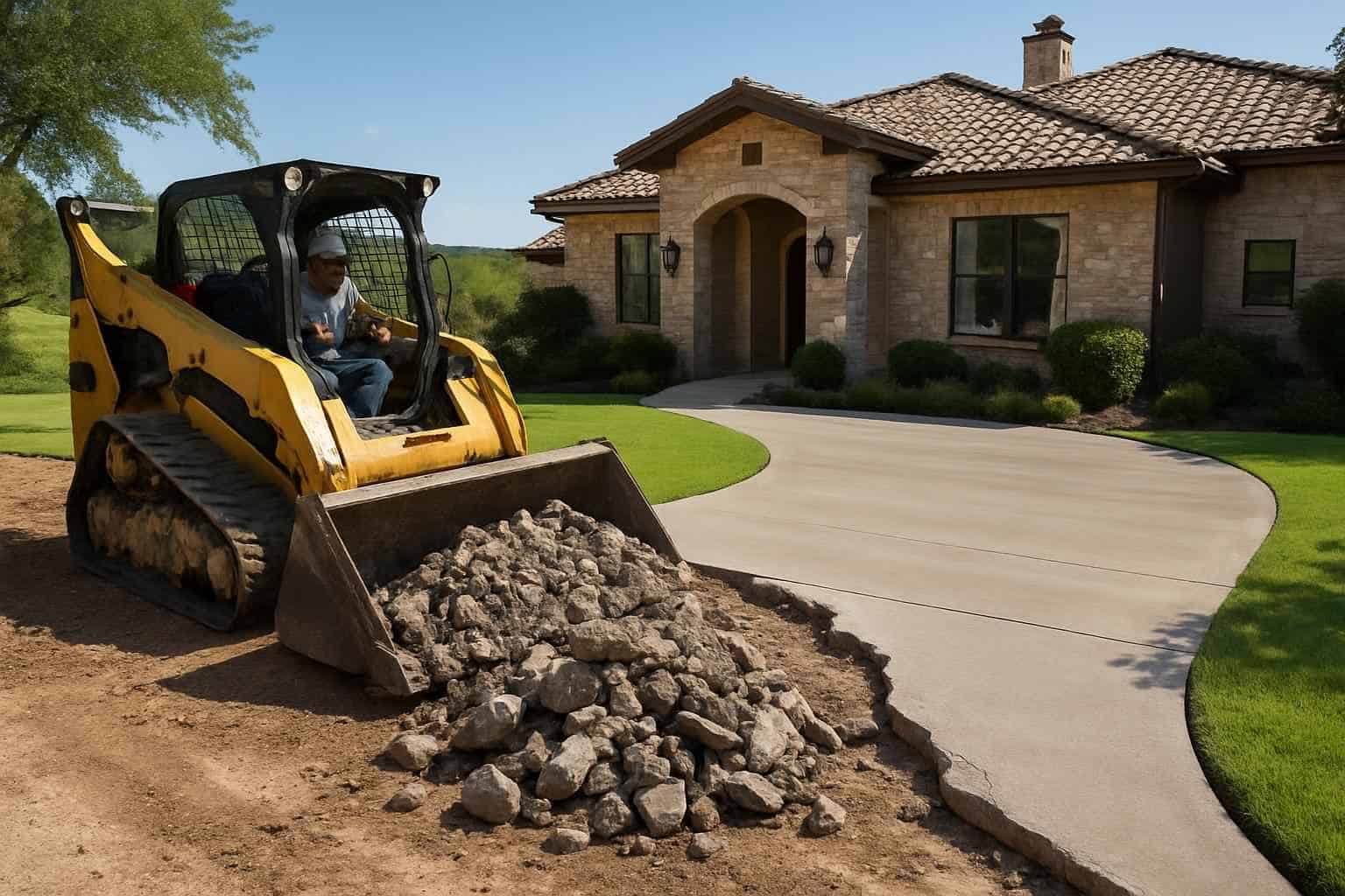 Concrete Driveway Contractor In Round Mountain TX Driveway Replacement Company in Round Mountain TX
