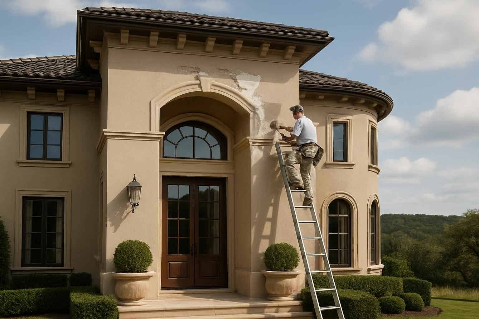 Stucco Repair Contractor In Mountain Home TX EIFS Repair Service in Mountain Home TX