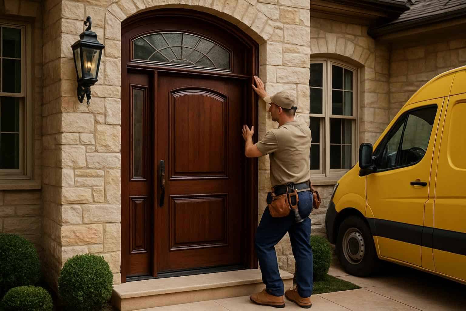 Entry Door Installation Contractor in Cypress Mill TX