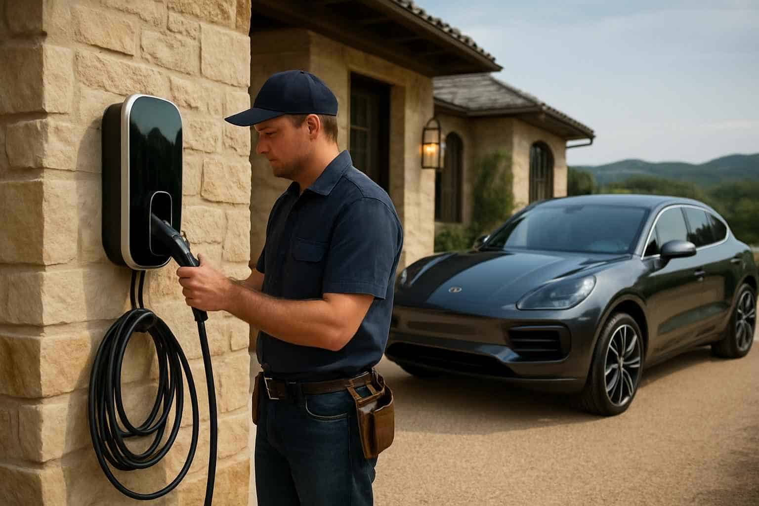 Electrical Contractor In Round Mountain TX EV Charger Installation Contractor in Round Mountain TX