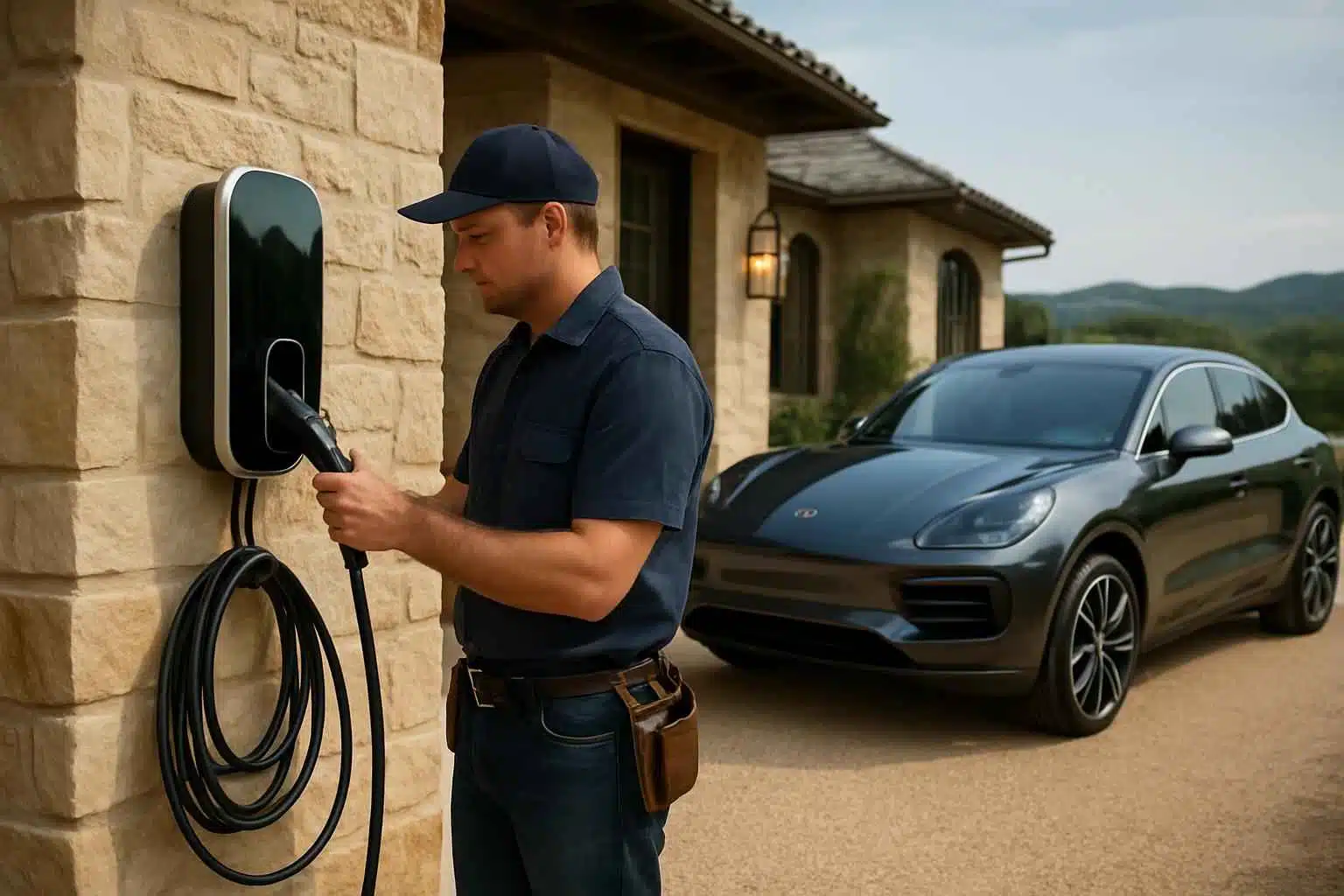 EV Charger Installation Contractor in Round Mountain TX