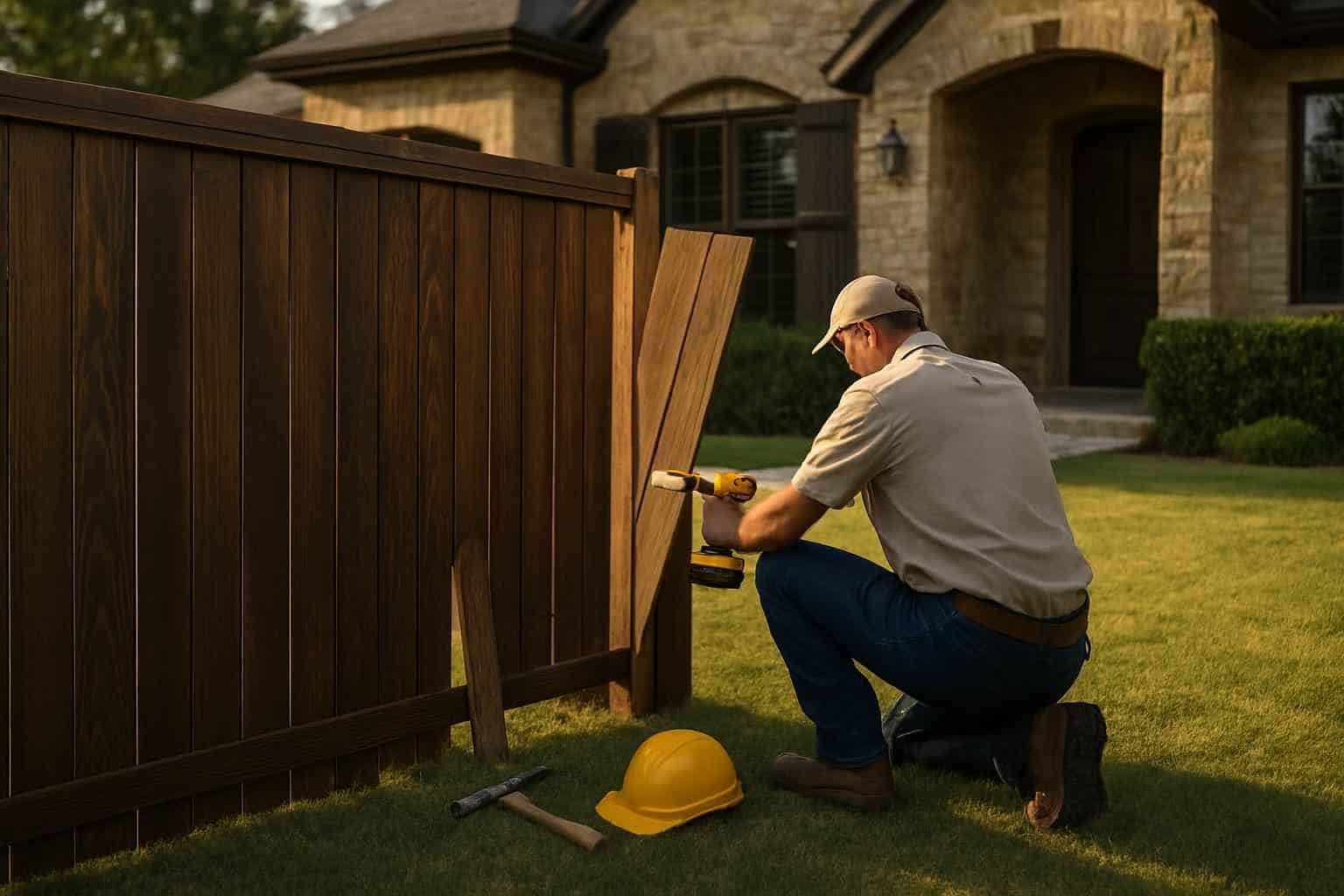 Fence Repair Service in Hunt TX