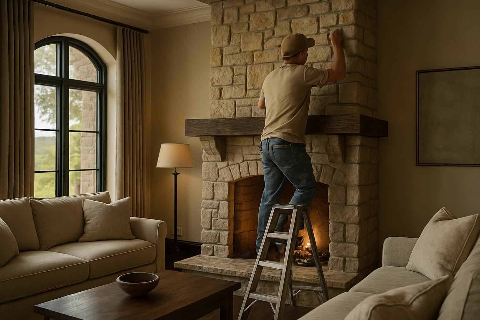 Fireplace Chimney Masonry Contractor in Round Mountain TX