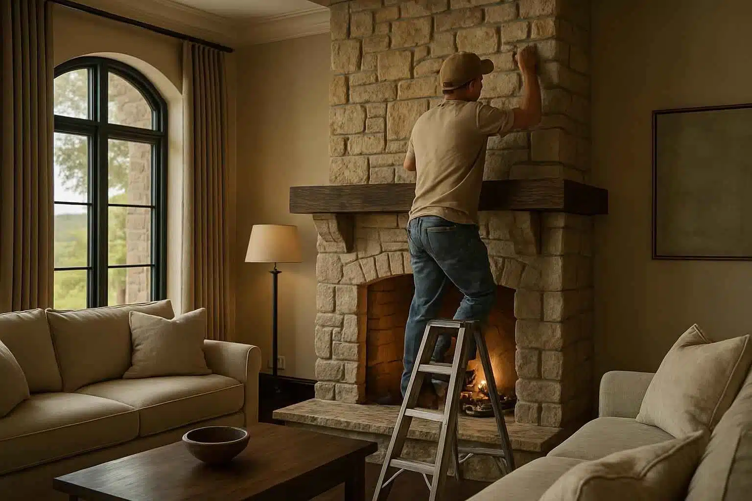 Fireplace Chimney Masonry Contractor in Round Mountain TX