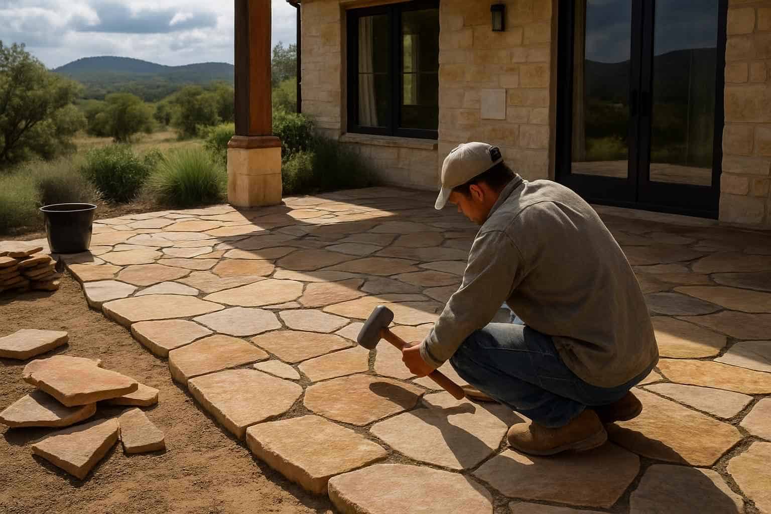Flagstone Patio Installer in Mountain Home TX