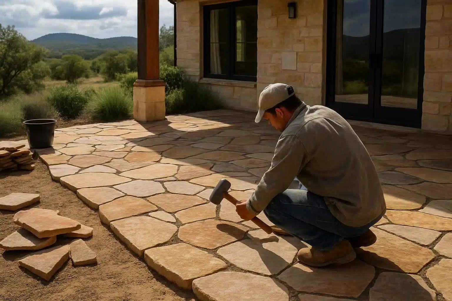 Flagstone Patio Installer in Mountain Home TX