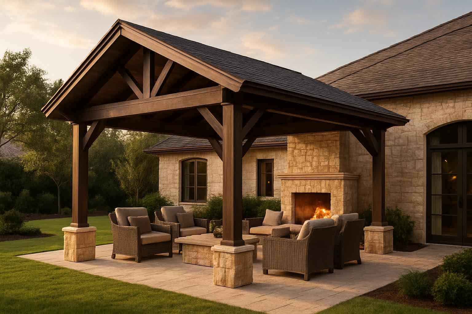 Freestanding Patio Cover Contractor in Boerne TX
