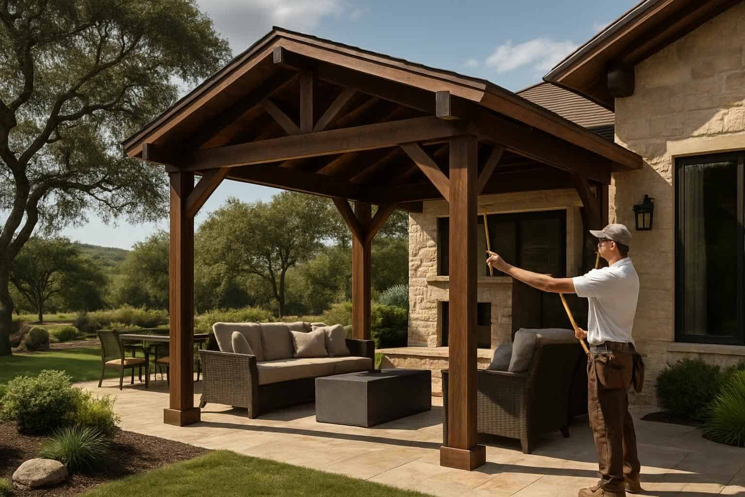 Patio Cover Installation Contractor In Mountain Home TX Freestanding Patio Cover Contractor in Mountain Home TX