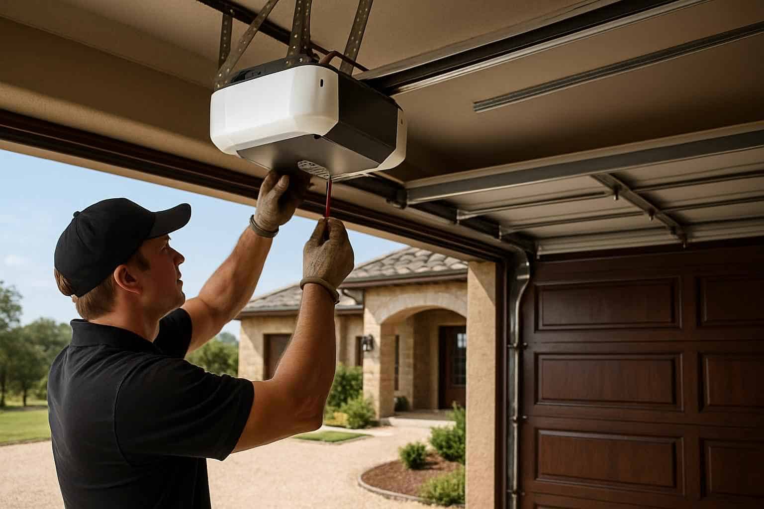 Garage Door Opener Installation in Round Mountain TX